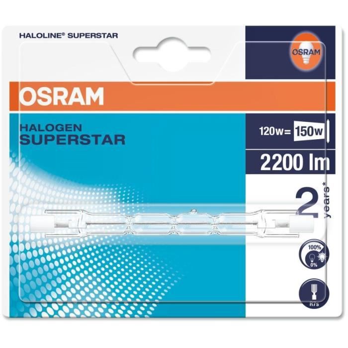 Osram Haloline Superstar lampadina alogena 120 W Bianco caldo R7s G - 6