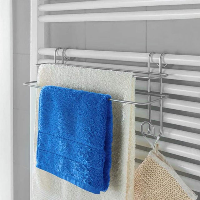 Deante modèle de porte-serviettes double titanium élégant