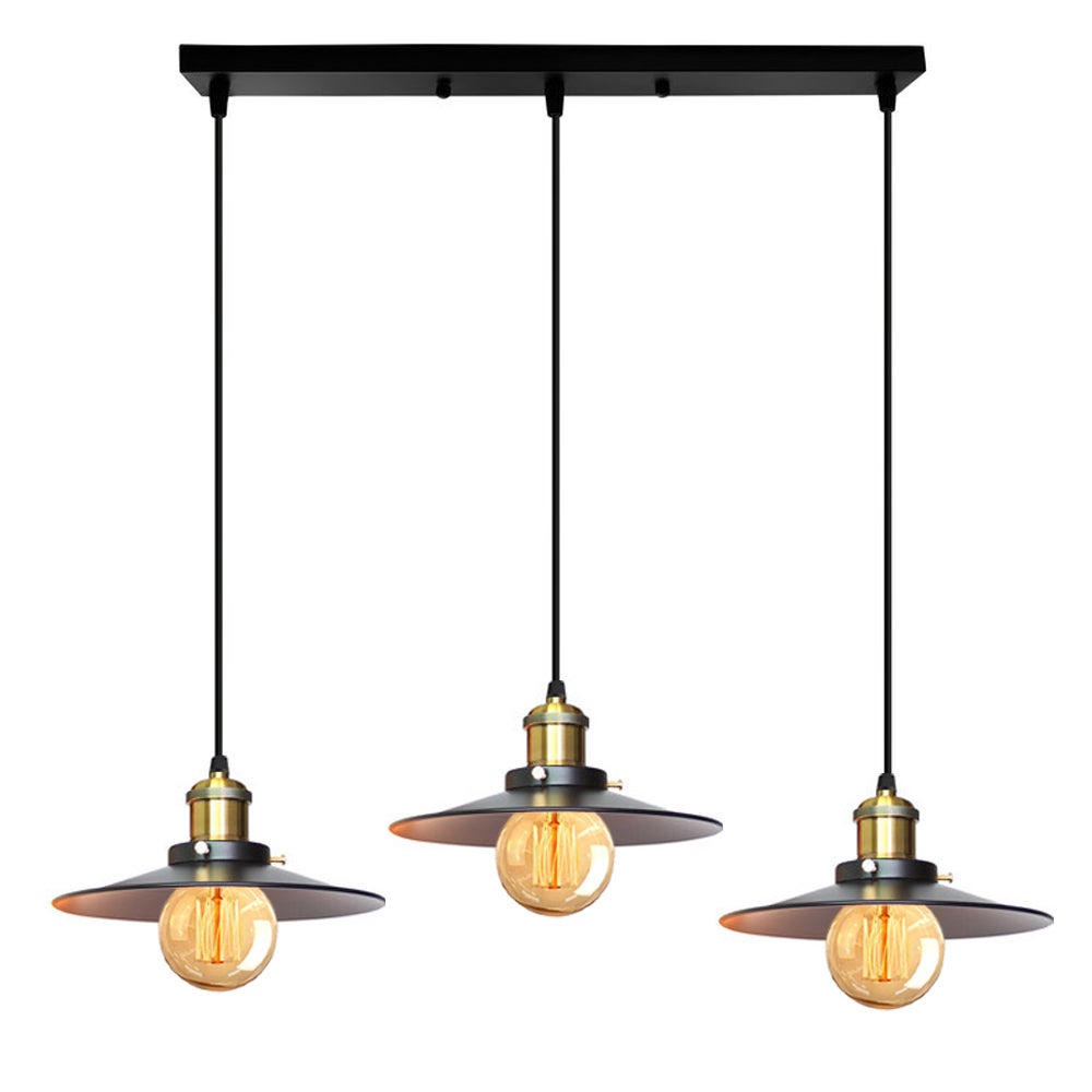 Abat-jour Suspendu Vintage – Style Industriel – Métal – E27 – Couleurs Variées – Lumière Rétro Edison