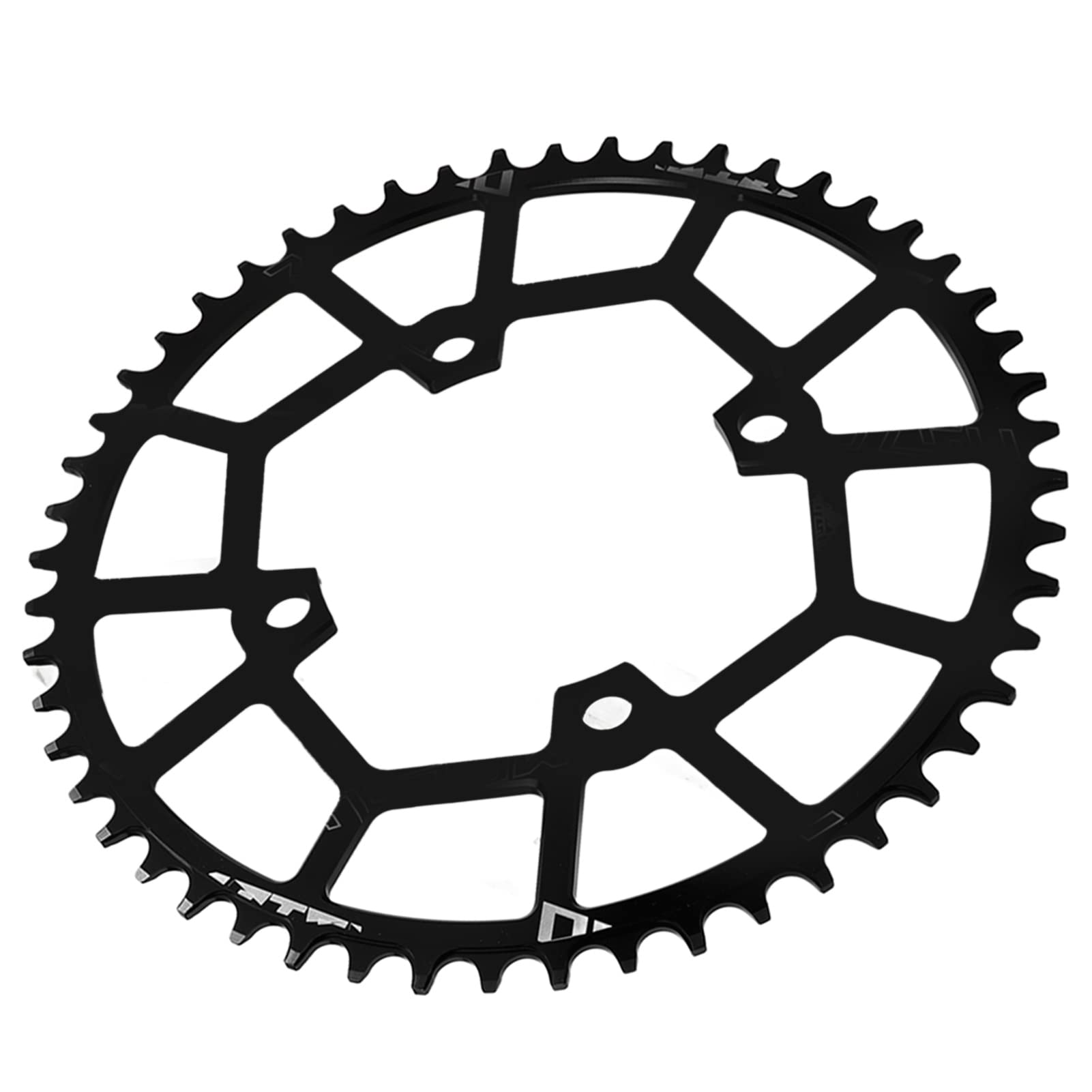 Plateau De Vélo 104BCD 44-52T – Monoplatine Compatible 8-11 Vitesses, En Alliage Aluminium, Noir