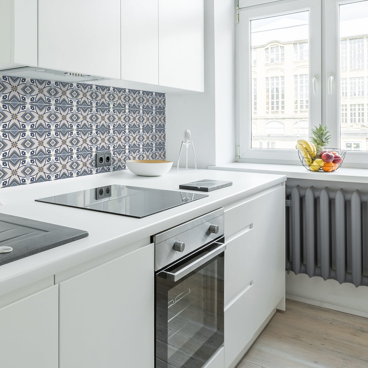 9 adesivi piastrelle azulejos Framboisia - Sticker adesivo - adesivi murali - 9stickers10x10cm - 3