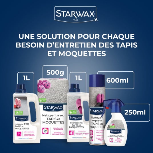 Détachant Express Tapis Moquettes Starwax - 250 ml Starwax - 5