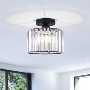 Plafoniera LED Moderna A Soffitto 48W 60cm - Dimmerabile Con Telecomando, 5 Foglie Design, Per Camera Da Letto E Soggiorno
