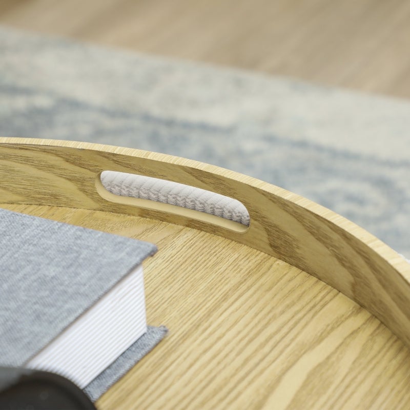 Pouf con Coperchio e Contenitore,Poggiapiedi Rotondo Imbottito,Tavolino Divano in Corda 56x56x42 cm Crema - 7