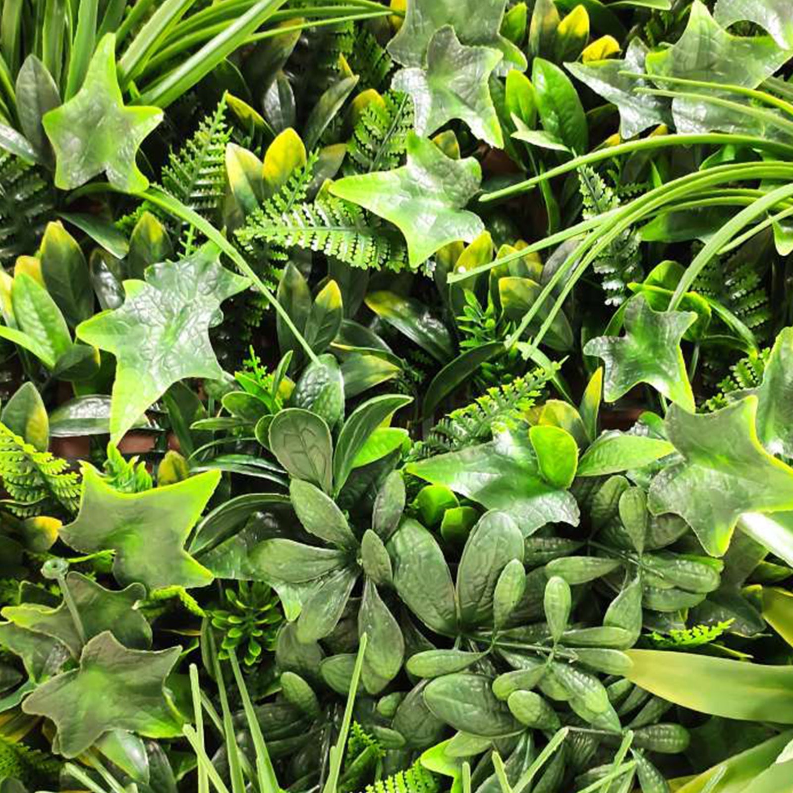 Siepe artificiale per parete sempreverde verticale 