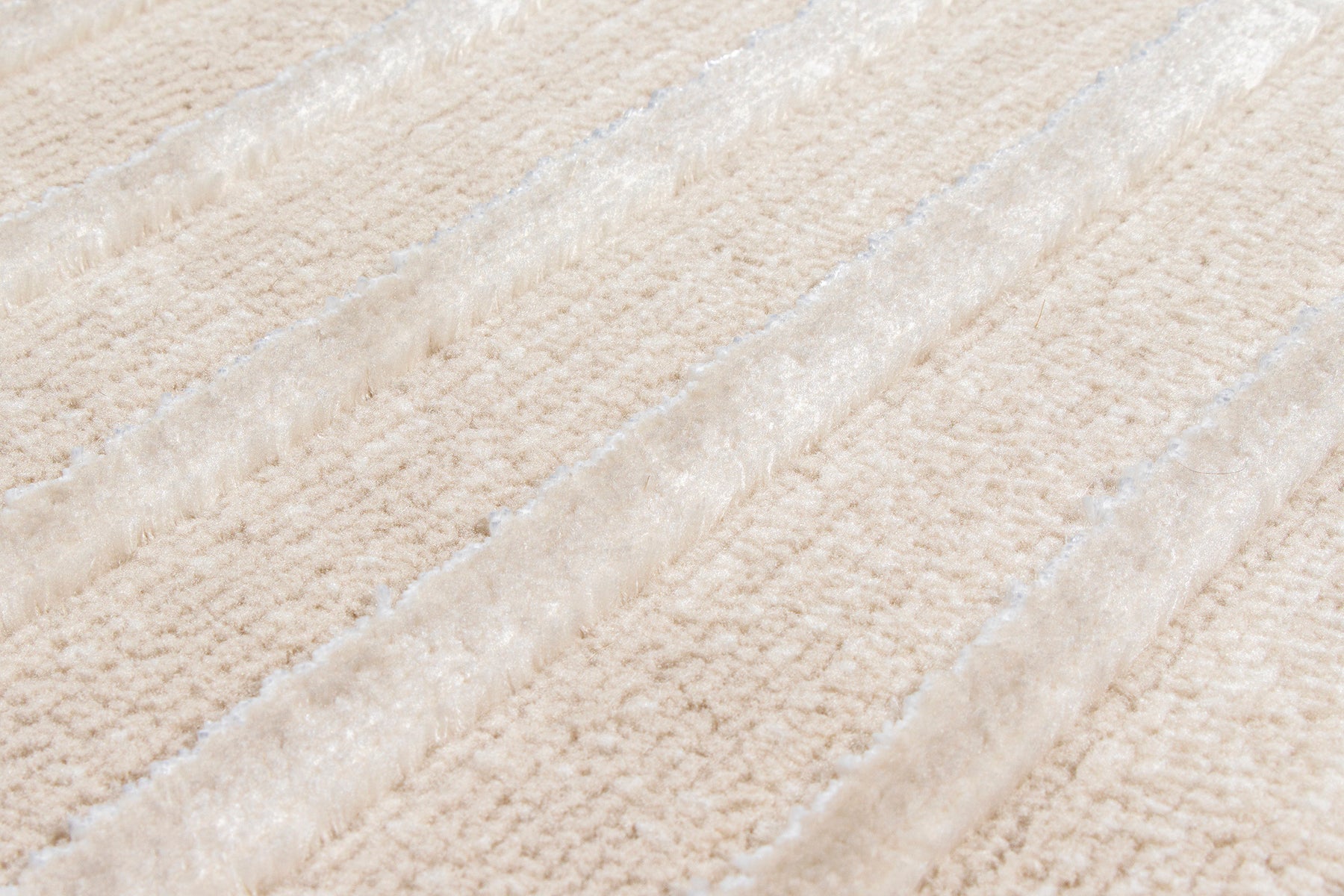 the carpet Knight Tapis de salon élégant, de haute qualité, velours court doux, effet 3D, éléments design brillants, Beige, 140 x 200 cm - 6