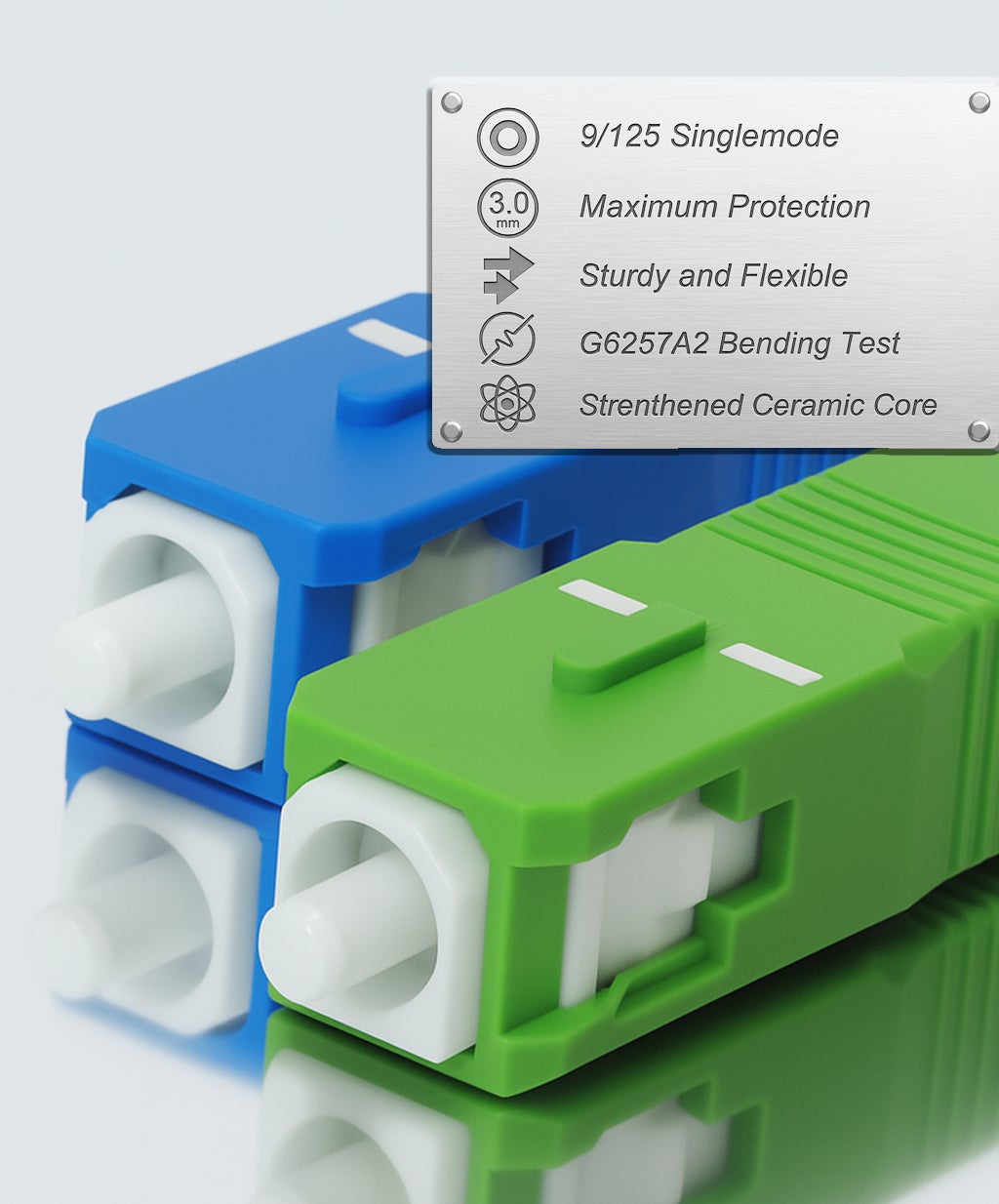 Elfcam - 7M Cable/Rallonge Fibre Optique SC-APC a SC-UPC (Jarretiere Optique pour Freebox Free  Delta  One  V2  Mini  Revolution...t (7M) - 5