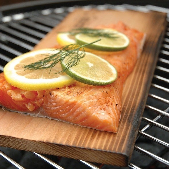 Planches à fumer WEBER - cèdre - 2pcs - 15x30cm - 6