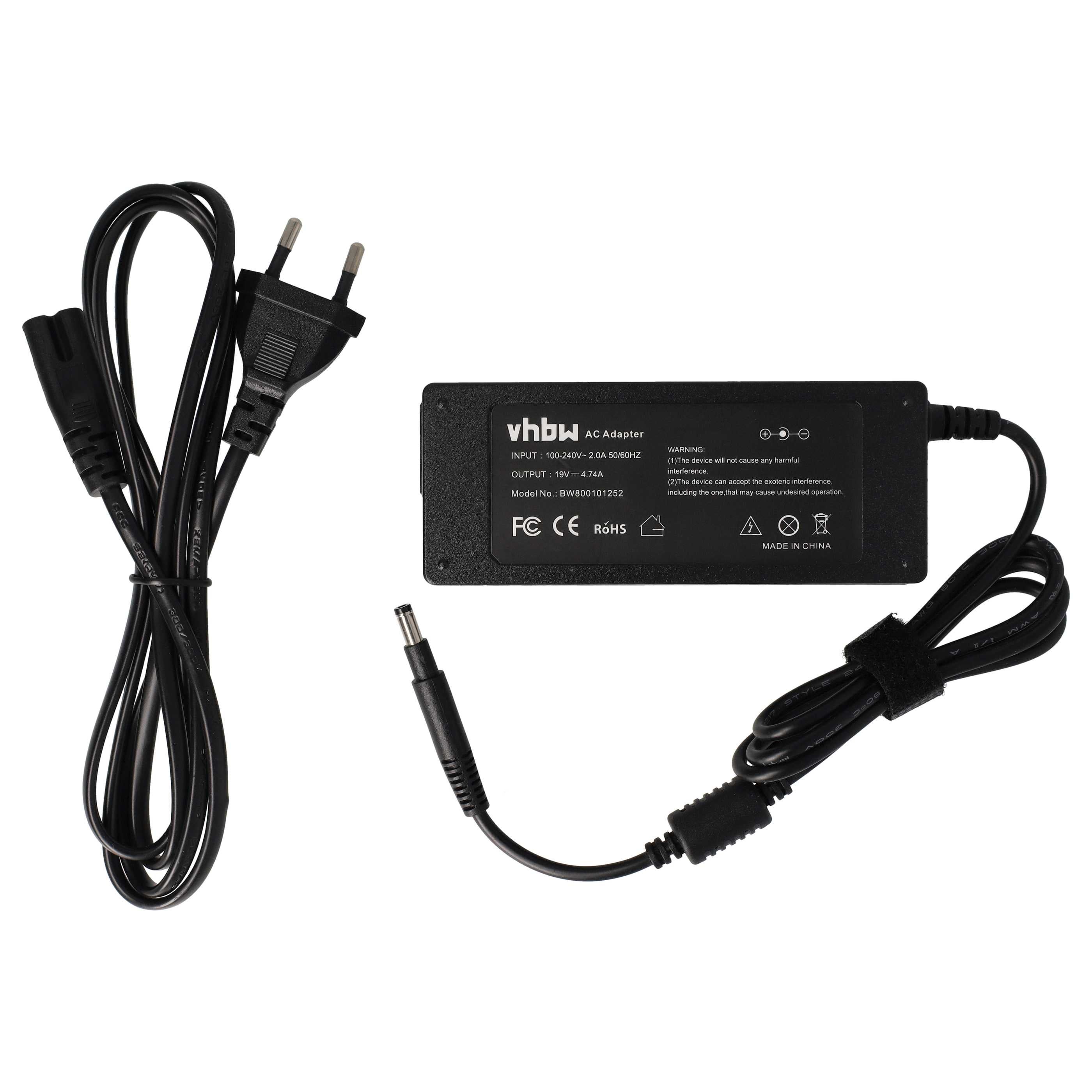 Alimentatore per HP Pavilion G70 - G72T-B00 G6Z-1C00 G6T-1C00 G6T-1D00 90V