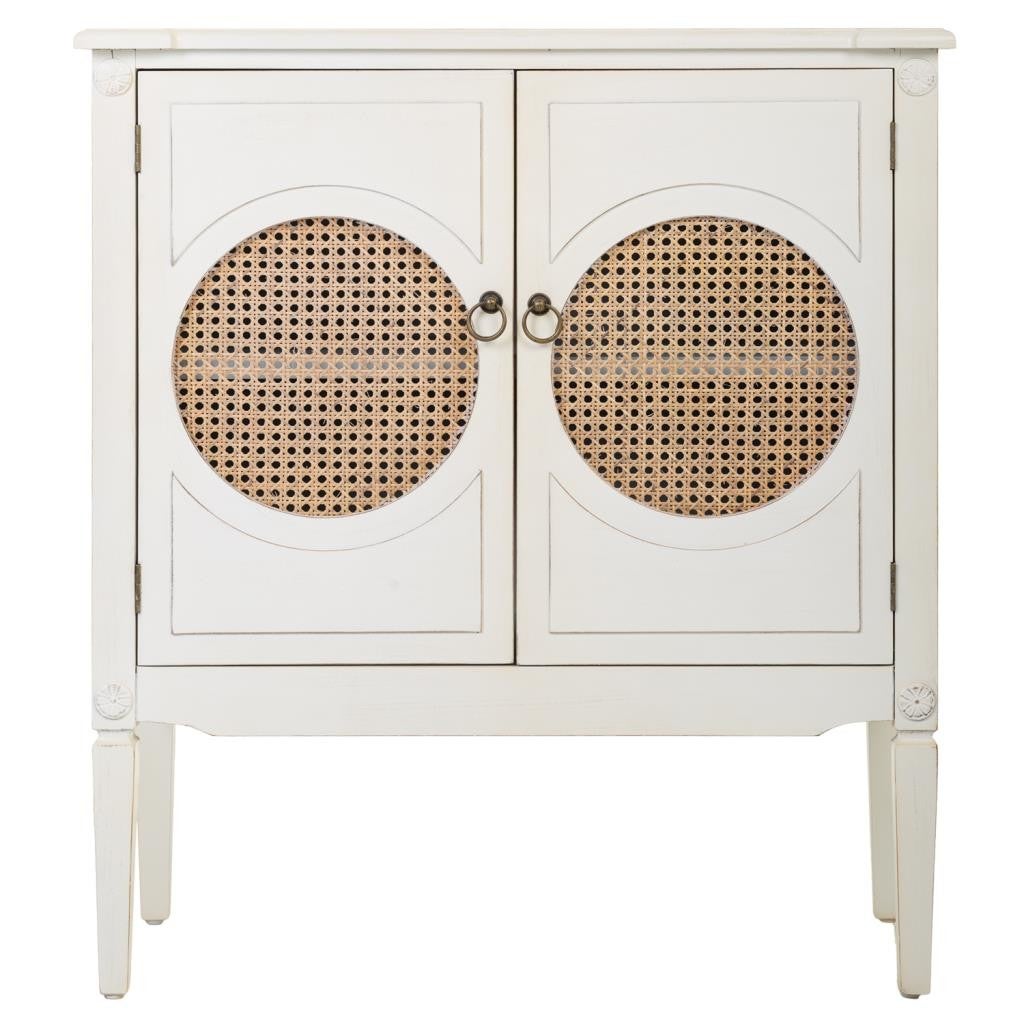 Console en bois avec grillages blancs 80x38x90h - 2