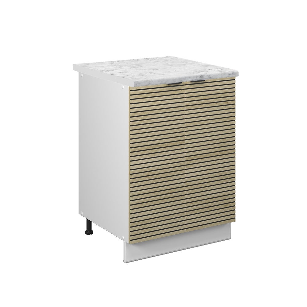 Vicco Szafki kuchenne Fame-Line, Panel dębowy, 60 cm , BP Marmur