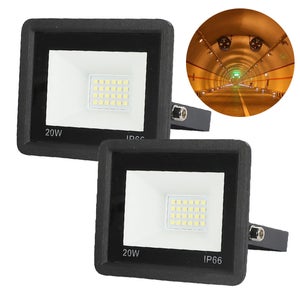 Projecteur LED 100W Extérieur 11000LM - 6500K Blanc Froid IP66 Étanche, Super Puissant Pour Jardin & Chantier