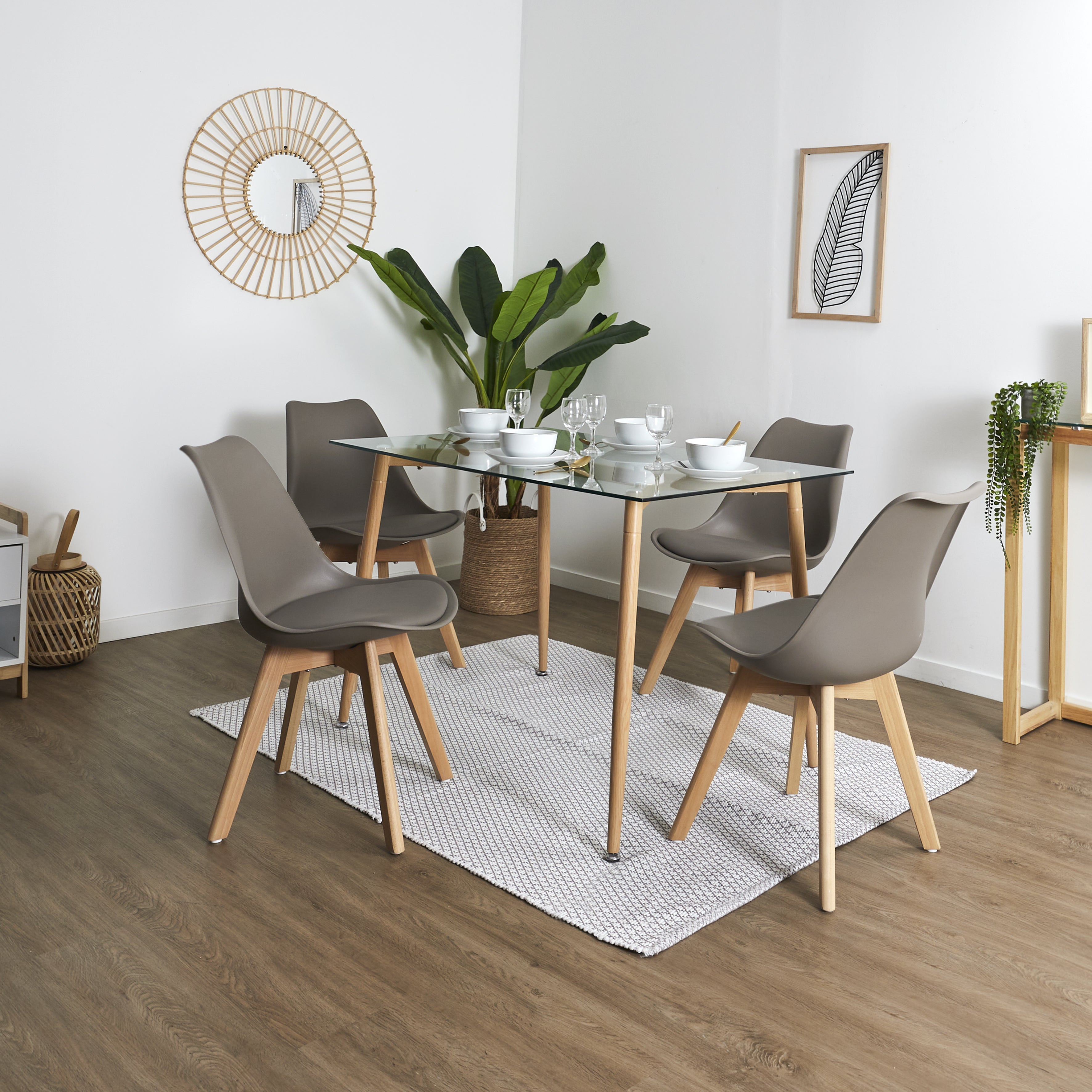 Chaise Scandinave Rembourree