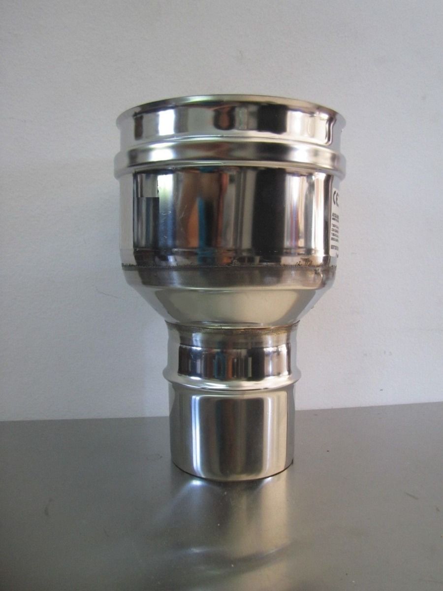 Riduttore/Aumento Acciaio Inox Per Canna Fumaria - DN 80-100, Altezza 250mm - Foto 12