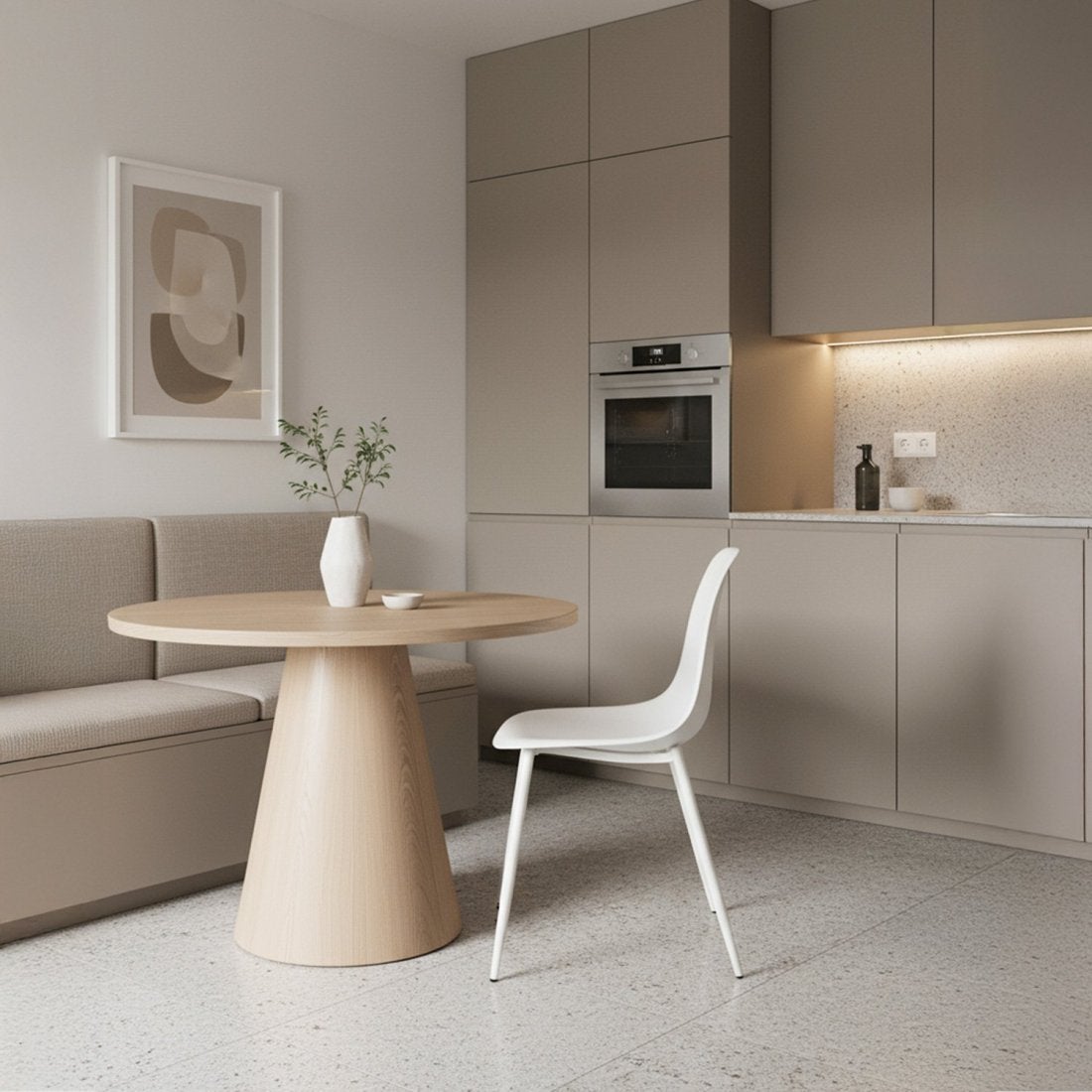 Sedia in polipropilene bianco Nina - 2