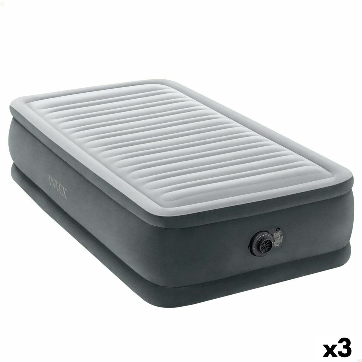 INTEX Matelas gonflable électrique Repose-Tête Standard Dura-Beam 191cm x 99cm x 30cm