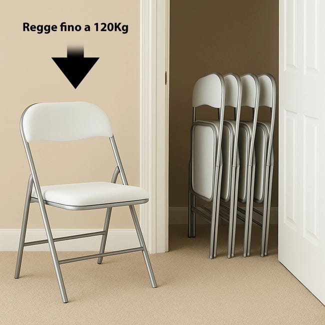 Sedia Pieghevole Campeggio Set Sedie Pieghevoli Da Cucina In