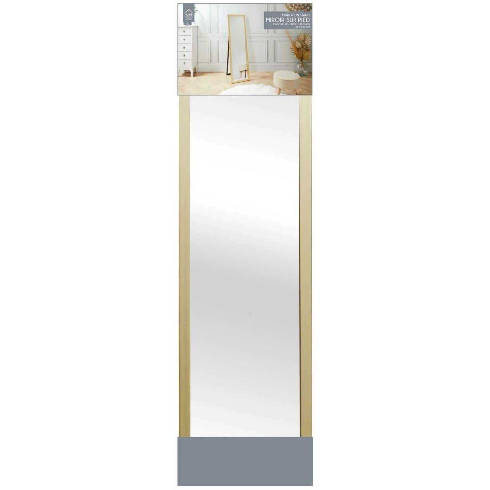 Miroir - Home Deco Factory - Sur Pied - Doré - 7
