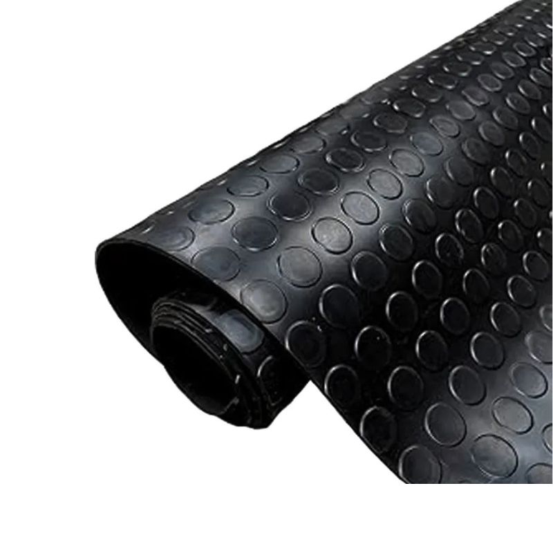 Arquiservi - Piso em Rolo Borracha Círculos 3MM 1X10 (10M2) Piso Industrial Resistente para oficinas, garagens e comércios - 4