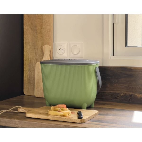 Poubelle à Compost avec filtre 10 litres - Noir - 4