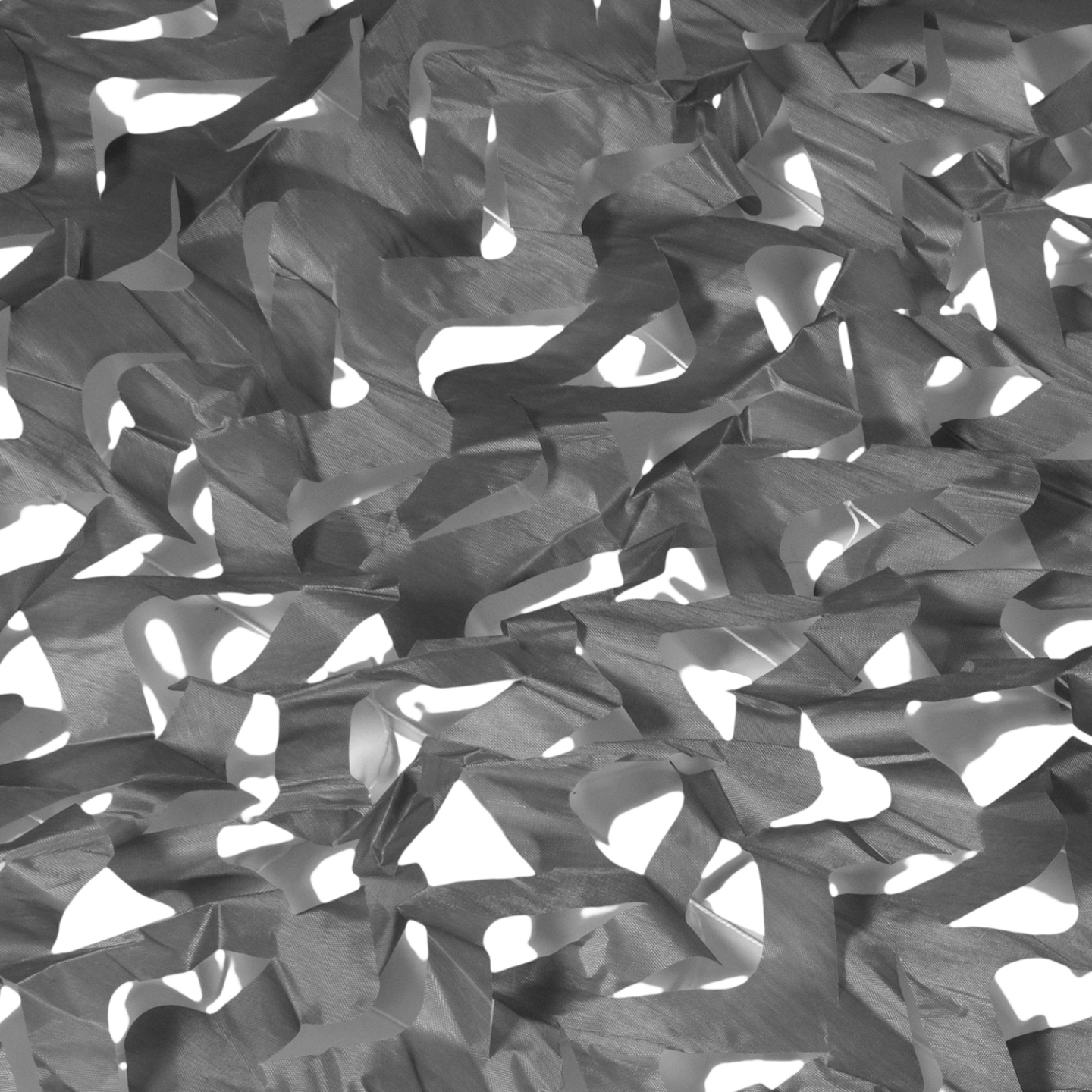 Voile d'ombrage rectangulaire design ombrière camouflage 3x4 M gris - 4