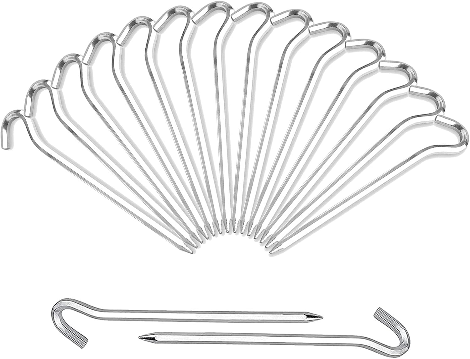 Kisangel 5pièces De Rangement pour Piquets De Tente pour Clous De Sol De Rangement pour Marteau De Tente Pochette pour Piquets De Camping à Outils Simple Oxford