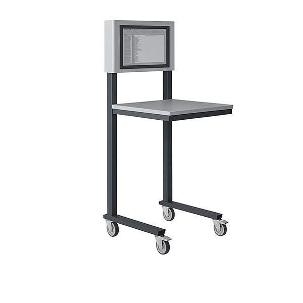 Support informatique mobile - Ecran 22 pouces - Gris anthracite ...