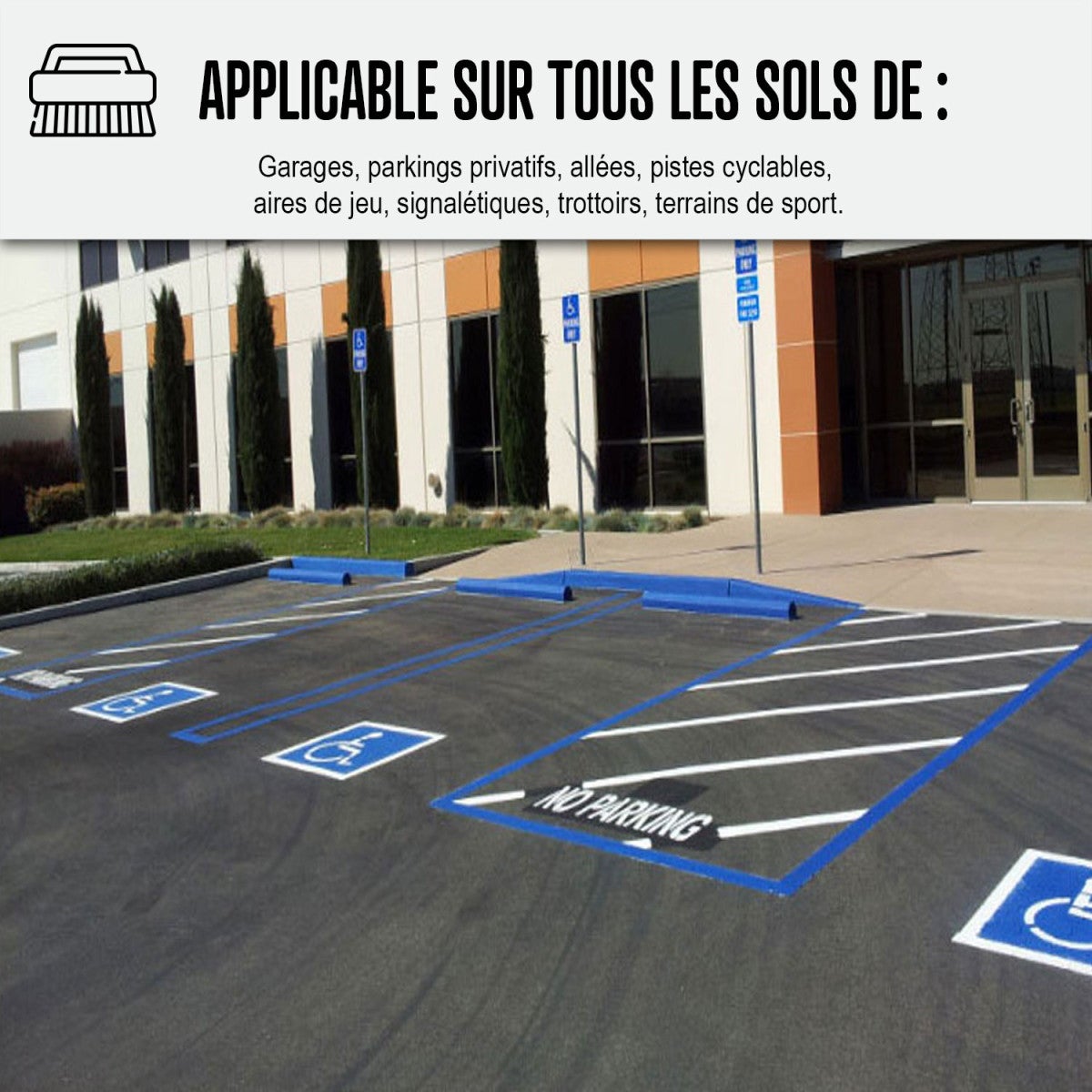 Peinture Bitume, Goudron, Enrobé - ARCASPHALT - 3.75 kg (jusqu a 7.5 m² en 2 couches) Marron Clair - ARCANE INDUSTRIES - 4