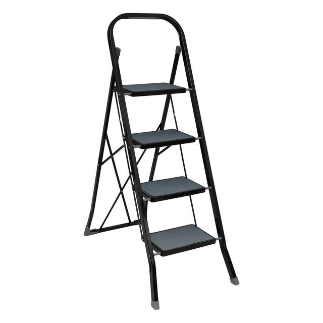 Escabeau Pliable DURA 8 Marches Aluminium - Plateforme 162cm - Charge 150kg - Garantie 5 Ans
