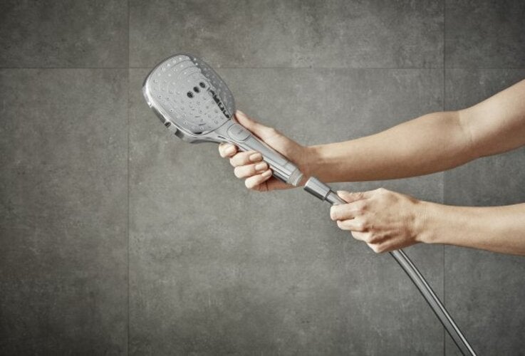 HANSGROHE Douchette Raindance Select E 120 3 jets blanc/chrome - 6