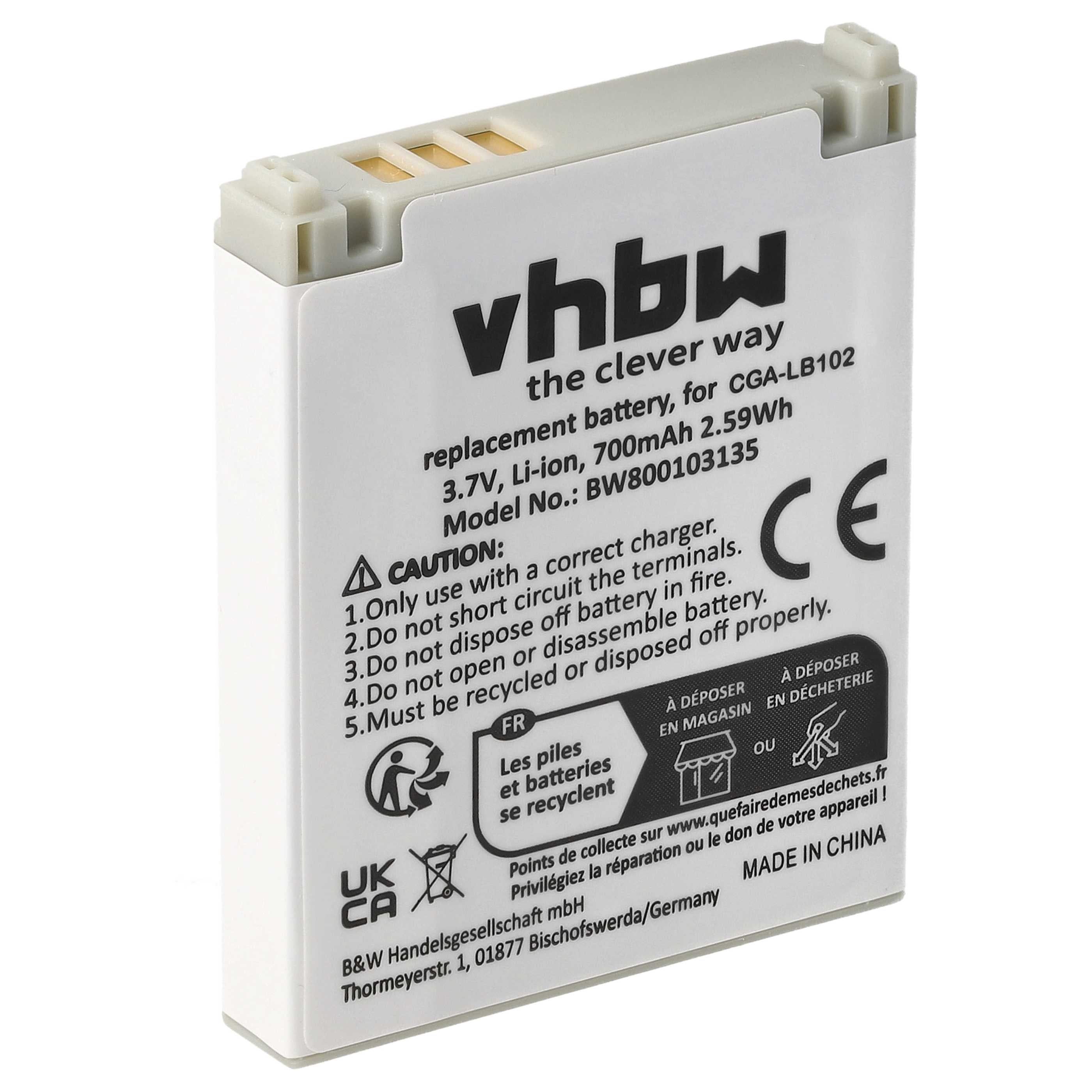 Batterie Vhbw Pour Téléphone Fixe Panasonic KX-UDT121, KX-UDT131 - 660mAh Li-ion, Compatible Multiple - 6
