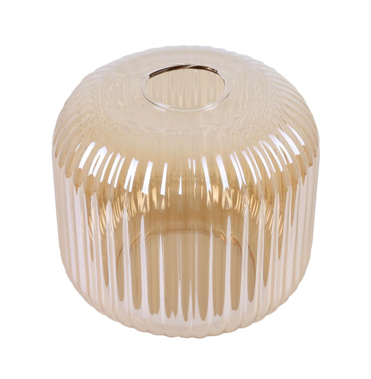 Klosz do lampy sufitowej wiszącej Riffle miodowy owal modern 15cm Light Home LH