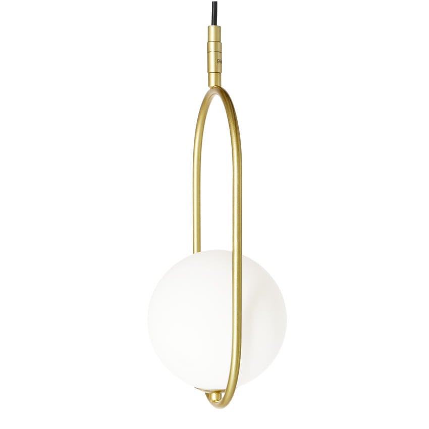 Lampa wisząca Cordel mosiądz biała 1xG9x28W szklana kula wym: 120 x 18,5 x 15 cm szkło Candellux - 7