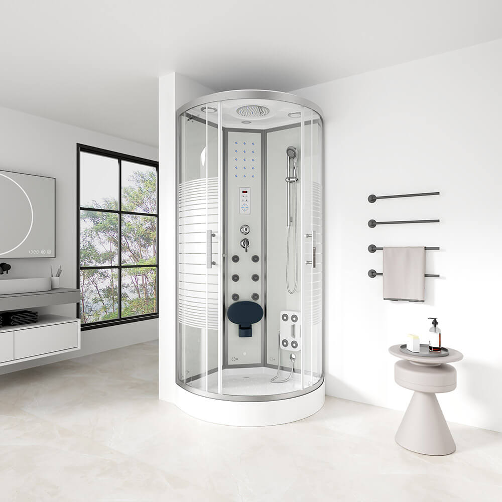 Combinaison de douche à vapeur et de sauna de luxe : solution ultime de