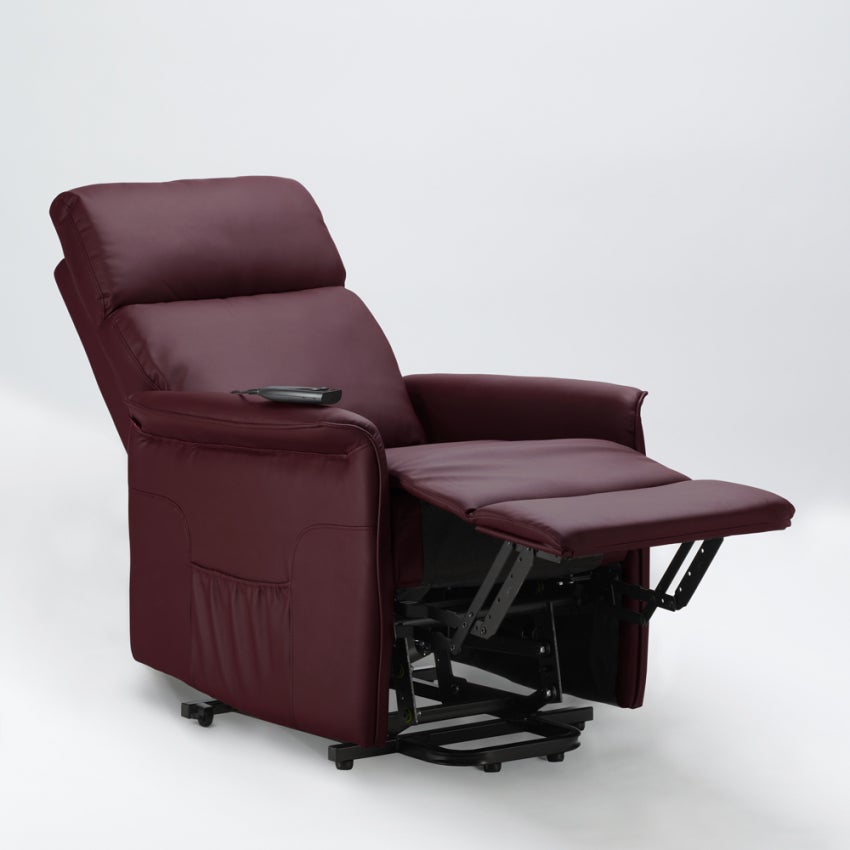 Fauteuil relax électrique avec releveur et roulettes arrière Amalia - 5