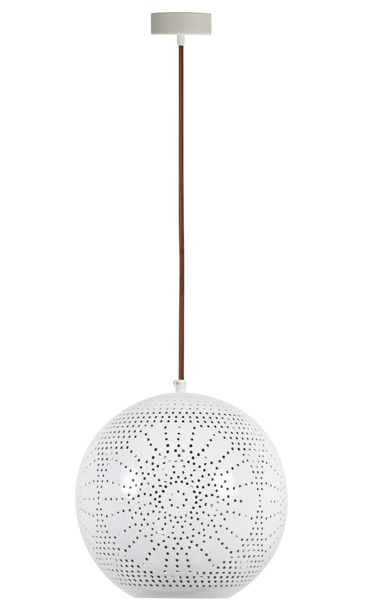 Lampa wisząca Bene biała 1xE27x60W wym: 125 x 25 x 25 cm metal Candellux