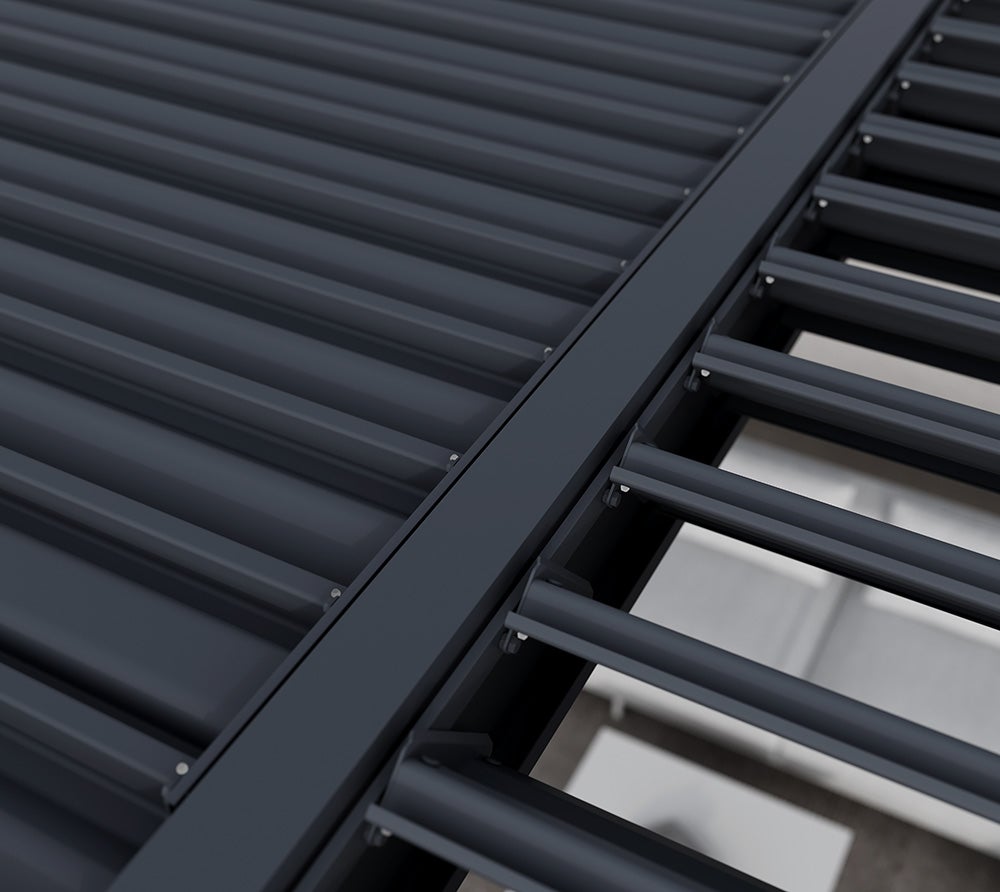 Paragon Outdoor Grand Tuscan 1220 | Pergola en aluminium avec toit à lames | 4x6 m - 9