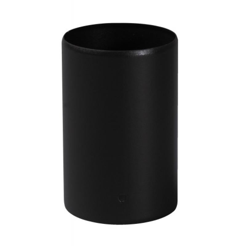 Tuyau De Chauffage En émail Noir Mat - Diamètre 139 Mm, Longueur 0.5 Mètre