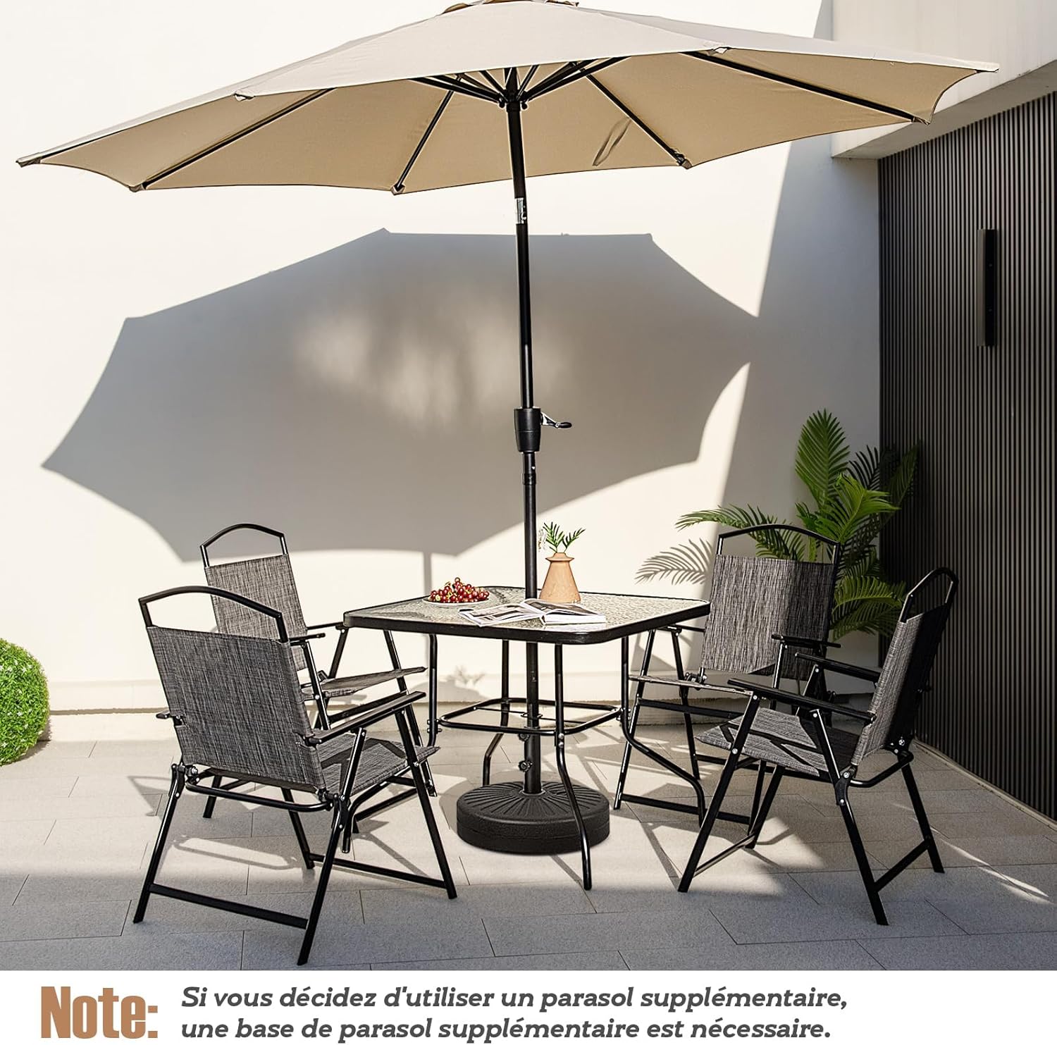 Mobili da giardino per persone Set da bistrot da pezzi con