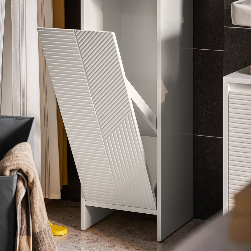 Mueble para Ropa Sucia Canasto para la Colada Amario BZR154-W SoBuy ES - 8