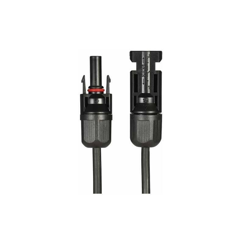 Câble d'extension pour panneau solaire avec connecteur MC4, paire rouge + noire, 14AWG 4m - 4