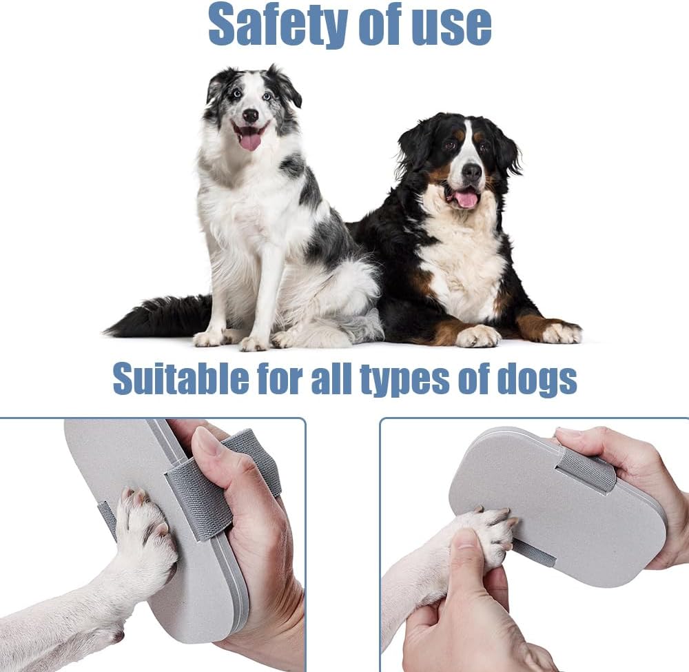 Arranhador para cães, lixa de unhas para cães, ferramenta de pedicure, lixamento de unhas sem estresse para cães e gatos, higiene segura e suave. - 6
