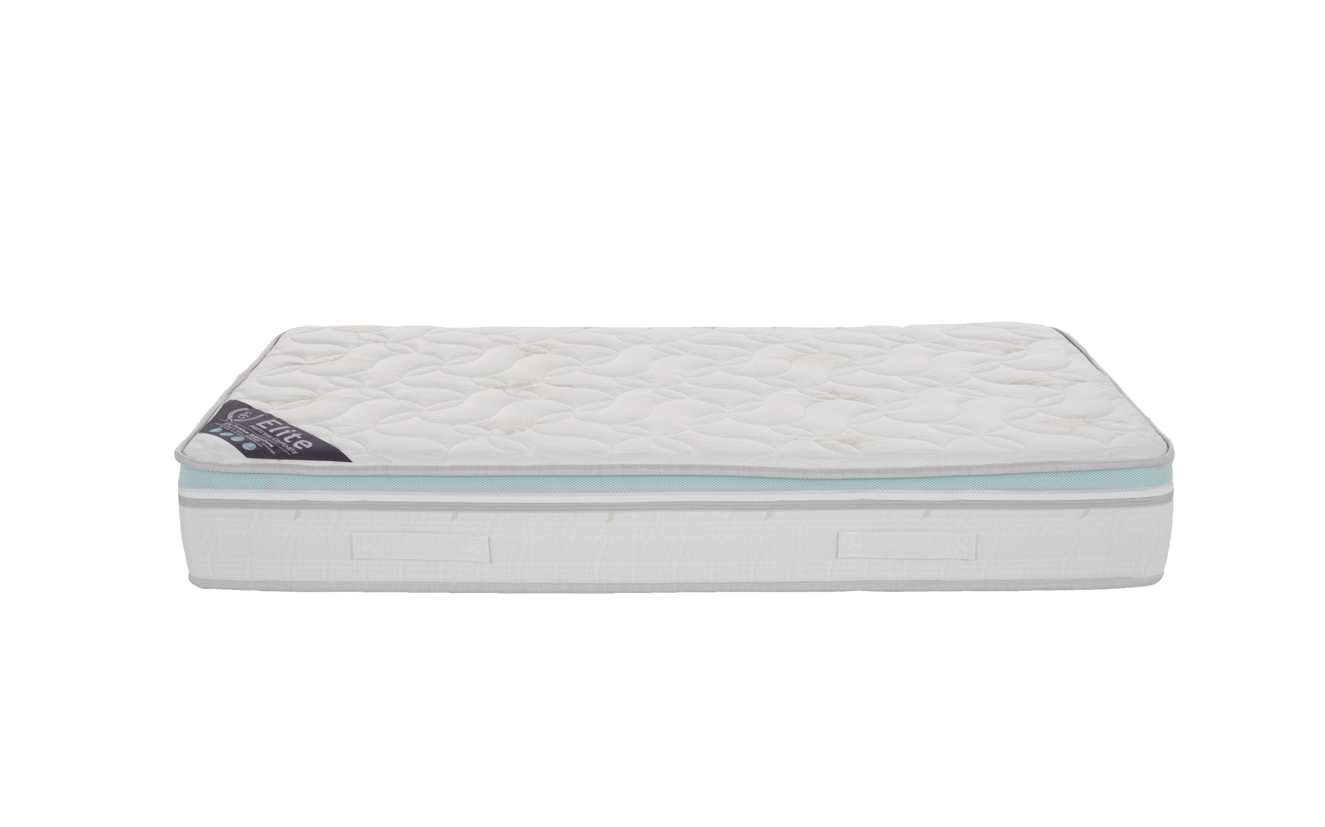 Matelas Aloe Vera 120x190 cm Hauteur 27 cm Mousse à Mémoire de Forme Infusée Aloe Vera Double Face Soutien mi-ferme - 3