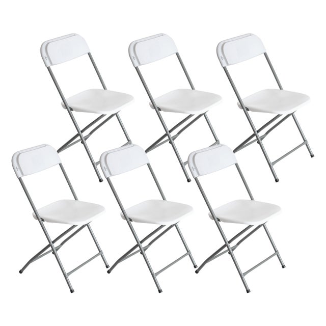 Pack 6 Sillas Plegables de Resina Garden 45x44.5x79cm 7house