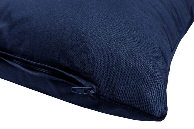 Federa Cuscino Venezia Con Stampa Gondole - 65x40 Cm, Blu E Giallo, Lavabile, Doppia Faccia - Foto 5