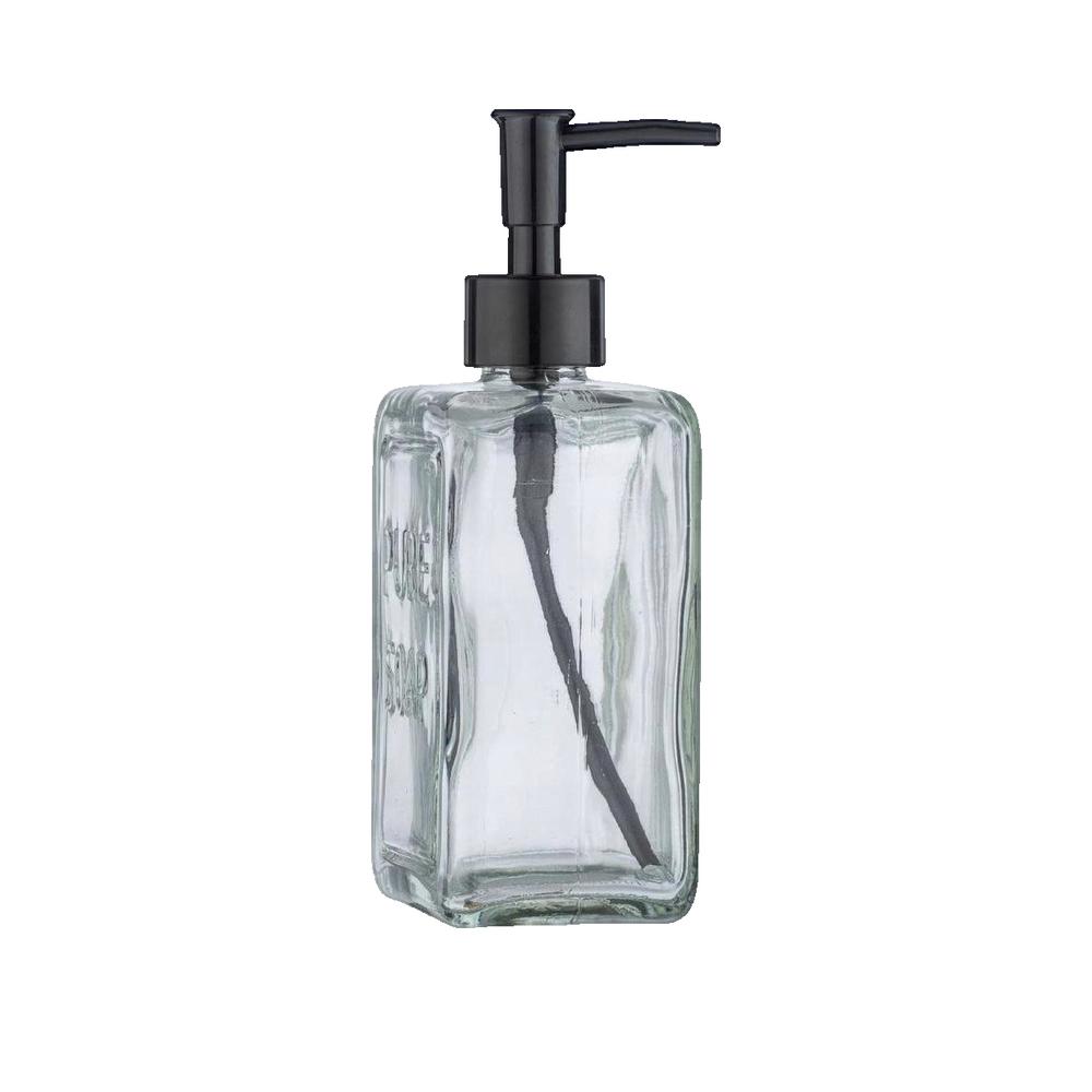 Dozownik mydła Wenko 550 ml przezroczysty sześcienny - 2