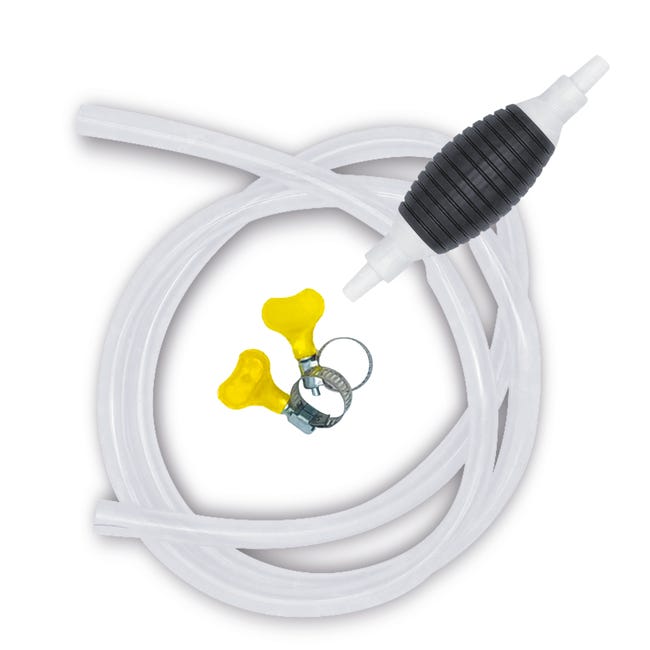 Pompa A Mano Per Travasi Liquidi - 2 Pezzi Con Tubi 2m Per Benzina, Acqua, Gasolio - Foto 7