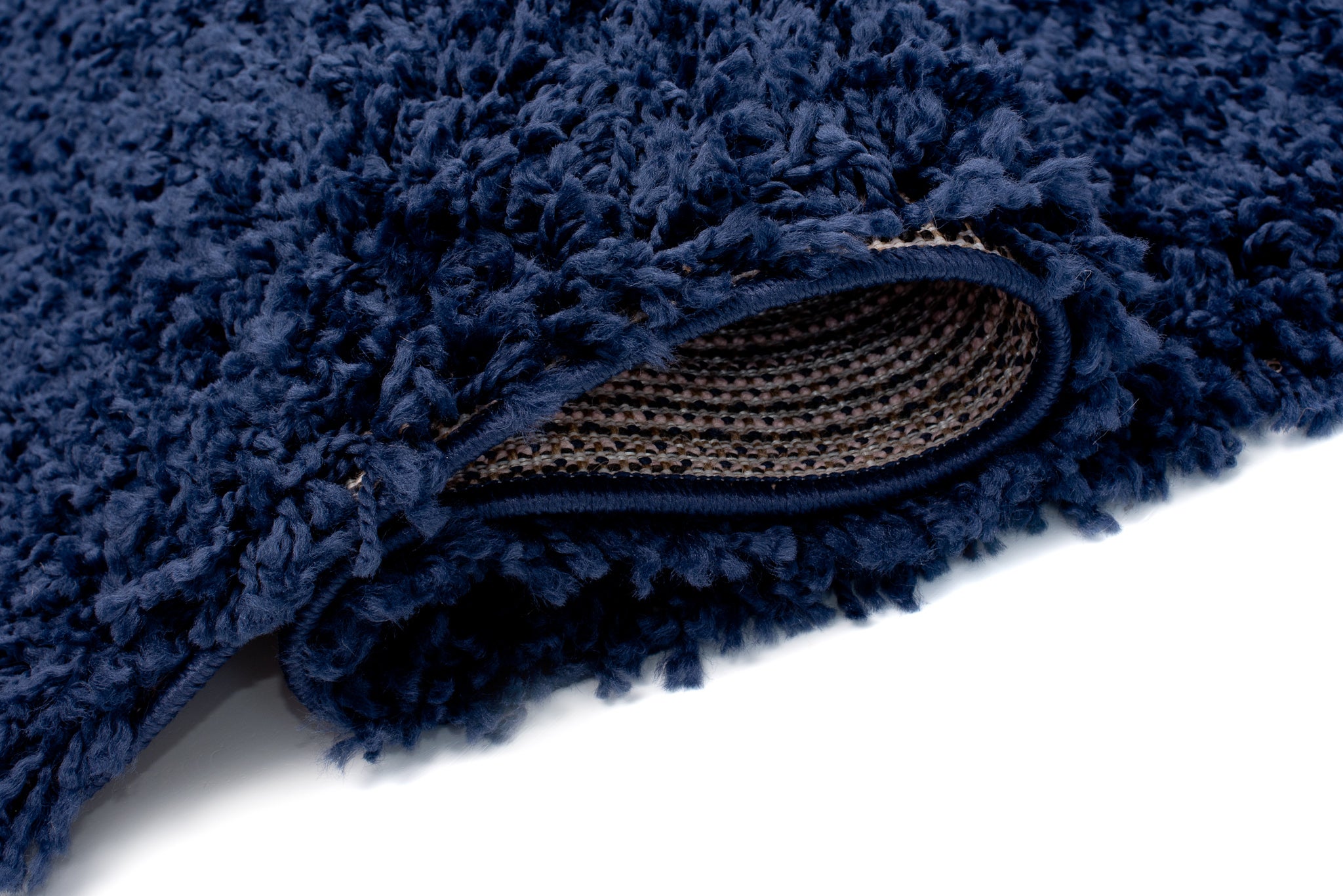 Tapiso Essence Tapis Shaggy Poil Long moderne Bleu Marine Uni Salon Chambre Ado Enfant Moelleux Super Doux OEKO-TEX 120 x 170 cm - 4