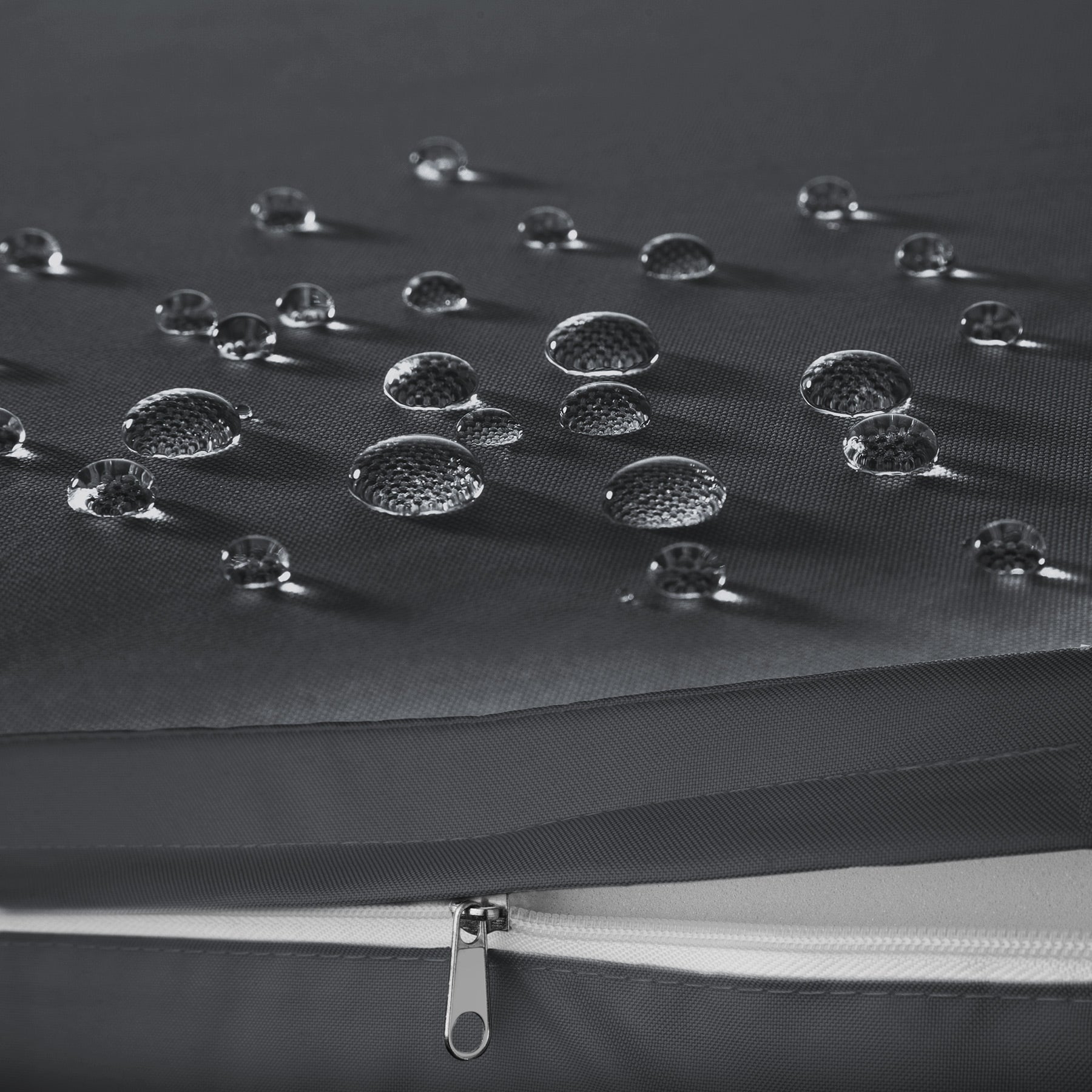 Salon de jardin en résine tressée et acier 2 places résistant aux UV TECTAKE - 8