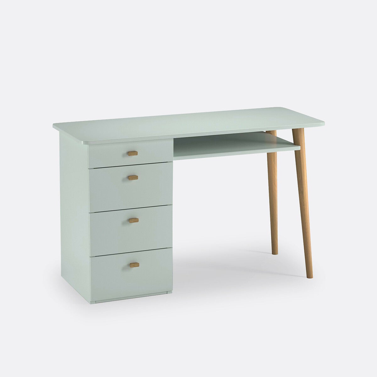 Armoire De Rangement Verticale 4 Tiroirs HollyHOME - Meuble Métal Bureau Et Maison Gris